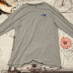 The North Face Long Sleeve Tee Grey Large